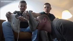 Smelling 2 Imigrants Sweaty Dirty Sneakers