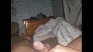 Cock Ring on Balls Nice Cumshot