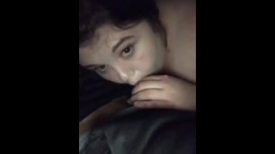 Horny Tinder Whore Sucking Dick