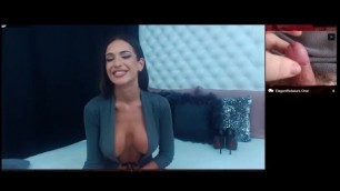 Cam Girl Laughs a little and i Cum for her