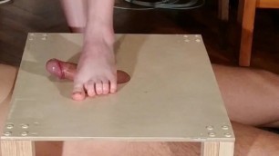 Domina Bare Feet Cock Stomping & Footjob with Huge Cumshot Pt2 HD