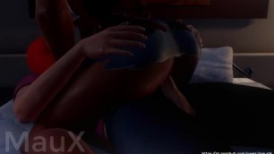 Ebony 3D Sex Animation