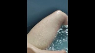 The Guy Masturbates in the Bathtub