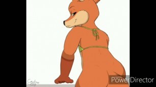 Nick Wilde Shows his Big Ass [animation]