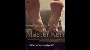 Master Ken Foot Flex and Verbal