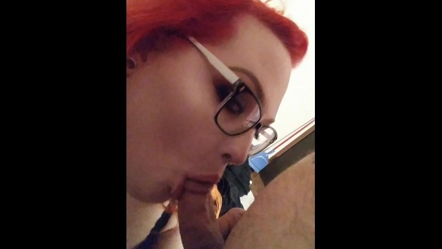 Gothic BBW Loves Sucking Cock