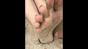 Sexy Sandy Feet