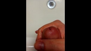 Shooting my Load into the Sink