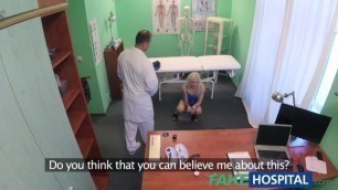 Fake Hospital Tattooed Blonde Loves Doctors Dick