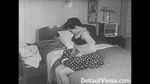 Vintage Porn 1950s - Shaved Pussy&comma; Voyeur Fuck