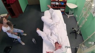 Slim patient gets bad doctors dick in office
